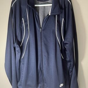 Vintage Nike jacket mens 2xl blue long sleeve full zip